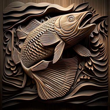 3D model Pecoltii fish (STL)